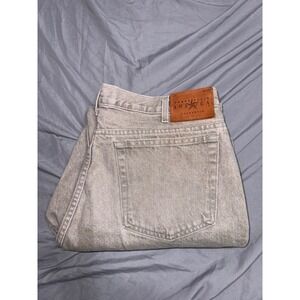 Perry Ellis America Vintage Mens Grey DenimJeans 36x30 Lot 00220800 Straight Leg